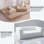 Canapé-lit convertible 5-en-1 80,7 po – Velours côtelé, 544 kg, aucun assemblage