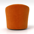 Fauteuils pivotants à 360 degrés en velours capitonné moderne SEYNAR avec dossier touffeté (lot de 2)