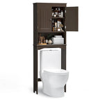 Meuble de rangement de salle de bain, Meuble de rangement WC, Étagère de salle de bain au-dessus des toilettes, Étagère WC gain de place