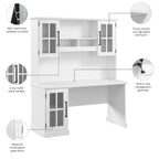 Bureau informatique Westbrook 60W avec étagère par Bush Furniture