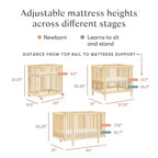 Lit de bébé convertible Babyletto Pogo 8-en-1 avec kits de conversion toutes étapes