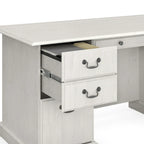 Bureau de direction Bush Furniture Saratoga avec tiroirs et rangements