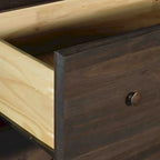 Armoire 2 portes en bois massif - 41x72x22