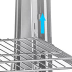 Réfrigérateur de vitrine commerciale 6,9 pi³, vitrine réfrigérée de comptoir avec éclairage LED pour boulangerie, café, 110V/190W