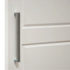 Palace Imports Armoire Cosmo 3 portes 100 % bois massif avec portes en bois massif ou portes miroir