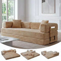 Canapé-lit convertible 5-en-1 80,7 po – Velours côtelé, 544 kg, aucun assemblage