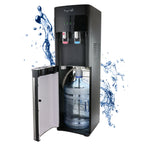 Distributeur d'eau chaude et froide à chargement par le bas MegaChef - 12x13.6x41