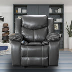 Fauteuil inclinable massant et chauffant en cuir, assise large et durable