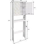 Meuble de rangement pour WC, étagère WC.