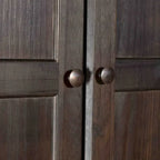Armoire 2 portes en bois massif - 41x72x22