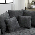 Fauteuil Moderne Rond Avec 5 Coussins Et Pouf Optionnel