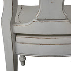 Chaise d'appoint à dossier droit Splat de Magnolia Manor (lot de 2)