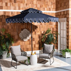 Parasol déporté double toit 274 cm avec cantonnière Kjerstin SAFAVIEH Outdoor