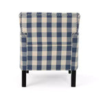 Fauteuil club contemporain Harrison Christopher Knight Home en tissu avec garniture cloutée