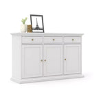 Tvilum, Buffet 3 portes et 3 tiroirs, Blanc