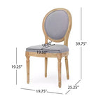 Lot de 2 chaises de salle à manger Phinnaeus - Christopher Knight Home