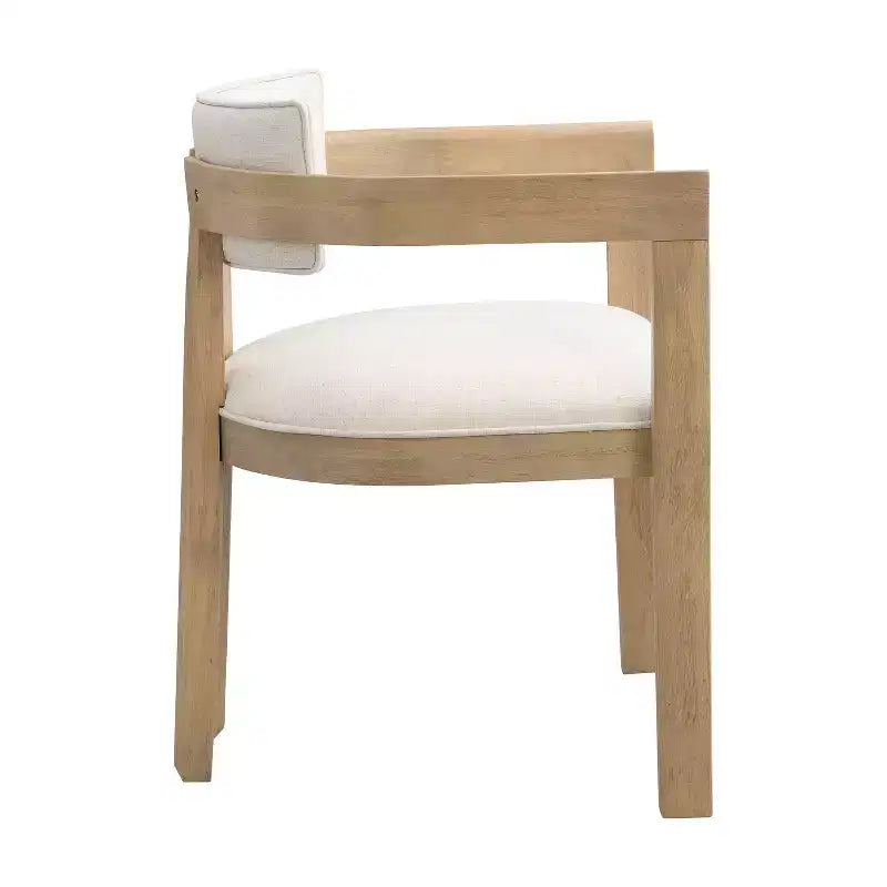 Ensemble de salle à manger rond moderne 5 pièces Christopher Knight Home Shankar avec chaises rembourrées en bois d'hévéa