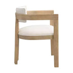 Ensemble de salle à manger rond moderne 5 pièces Christopher Knight Home Shankar avec chaises rembourrées en bois d'hévéa