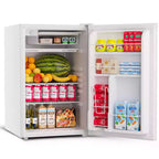Mini-réfrigérateur de 127 litres avec congélateur, réfrigérateur compact avec porte réversible, thermostat réglable et économe en énergie, petit réfrigérateur