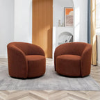 Fauteuil pivotant rembourré KINWELL de 86 cm de large (lot de 2)