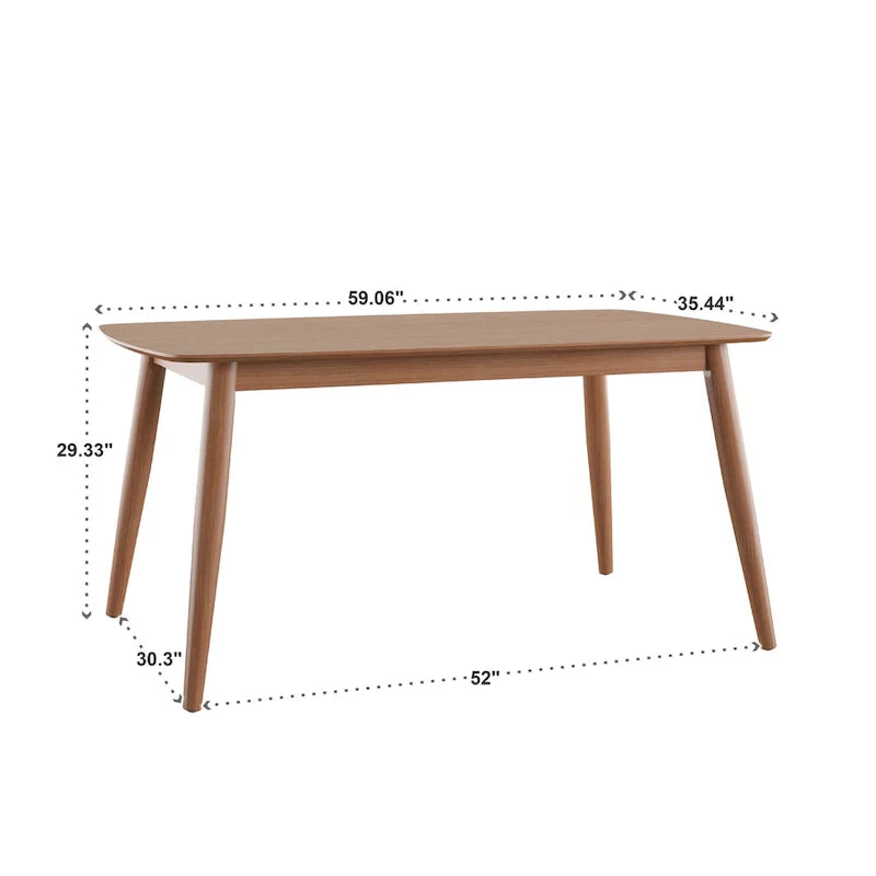 Ensemble de salle à manger conique en chêne danois norvégien par iNSPIRE Q Modern