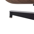 Fauteuil inclinable en cuir de style Mid-Century Modern