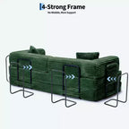 Canapé-lit convertible 5-en-1 80,7 po – Velours côtelé, 544 kg, aucun assemblage