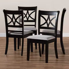 Lot de 4 chaises de salle à manger Clarke - Baxton Studio